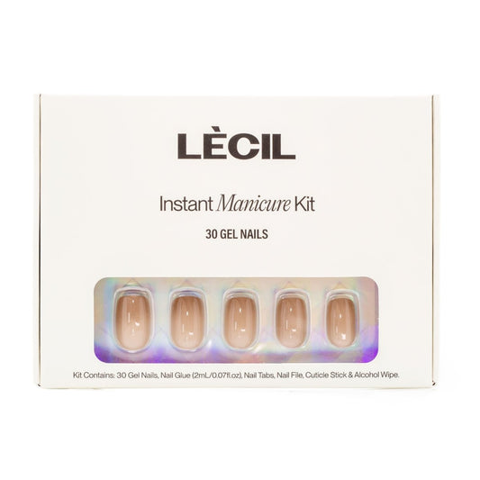 Chai tea jelly short square instant manicure kit. - LeCil