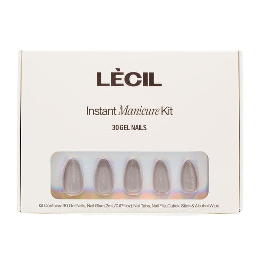 Silver cateye manicure kit. - LeCil