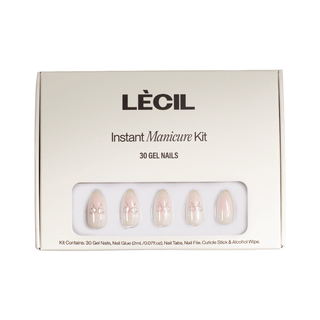 Blush & bow instant manicure kit - LeCil