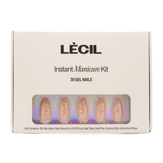 Champagne bubbles instant manicure kit. - LeCil