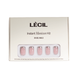 Chrome french instant manicure kit - LeCil