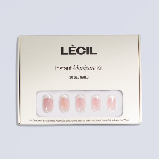 Glazed french instant manicure kit - LeCil