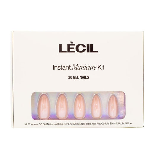 Glazed peach instant manicure kit. - LeCil