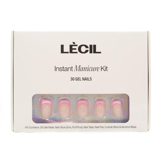 Hot pink french instant manicure kit. - LeCil