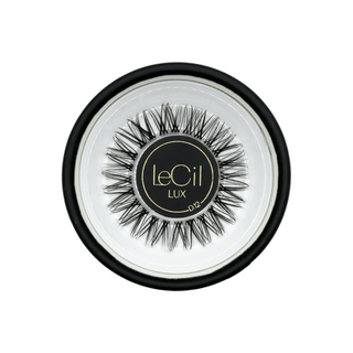 Lux lash Style D , custom , LeCil , black lash, LUX lash clusters, medium density lashes, natural lashes, reusable lash clusters, textured lashes , LeCil , lecil.com.au