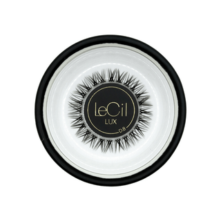 Lux lash Style D , custom , LeCil , black lash, LUX lash clusters, medium density lashes, natural lashes, reusable lash clusters, textured lashes , LeCil , lecil.com.au