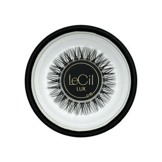 Lux lash Style D , custom , LeCil , black lash, LUX lash clusters, medium density lashes, natural lashes, reusable lash clusters, textured lashes , LeCil , lecil.com.au