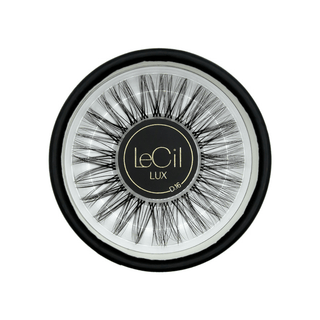 Lux lash Style D , custom , LeCil , black lash, LUX lash clusters, medium density lashes, natural lashes, reusable lash clusters, textured lashes , LeCil , lecil.com.au