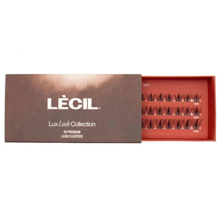 LUX lash Style F NEW 36 cluster packs custom LeCil 