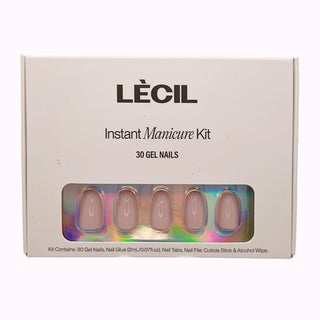 Nude squoval instant manicure kit - LeCil