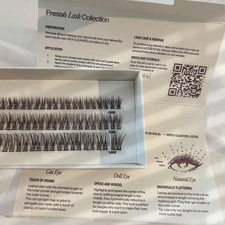 Pressé D , false eyelash , LeCil , black lash, brown lash, c curl, CLEAR BOND, fluffy lashes, natural lashes , LeCil , lecil.com.au