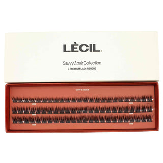 SAVVY lash style E 36 cluster pack DIY eyelash extensions - LeCil