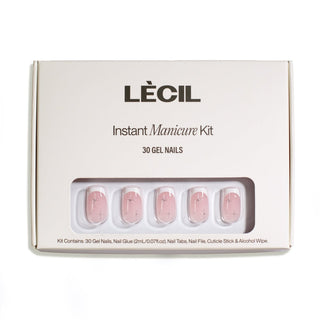 Silver stars instant manicure kit - LeCil