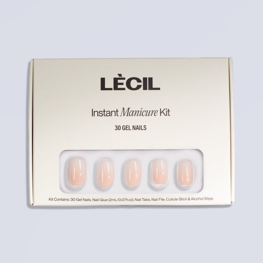 Square french ombre manicure kit. - LeCil