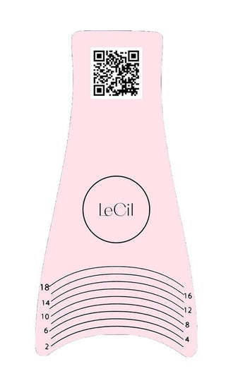 Printable Eyelash ruler - LeCil