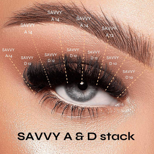 SAVVY A & D stack lash map bundle , , LeCil , retail-only , LeCil , lecil.com.au