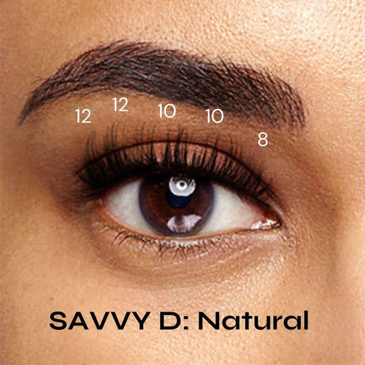 SAVVY D Natural lash map bundle , , LeCil , retail-only , LeCil , lecil.com.au