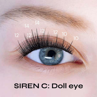 Siren C doll eye lash map bundle , , LeCil , retail-only , LeCil , lecil.com.au